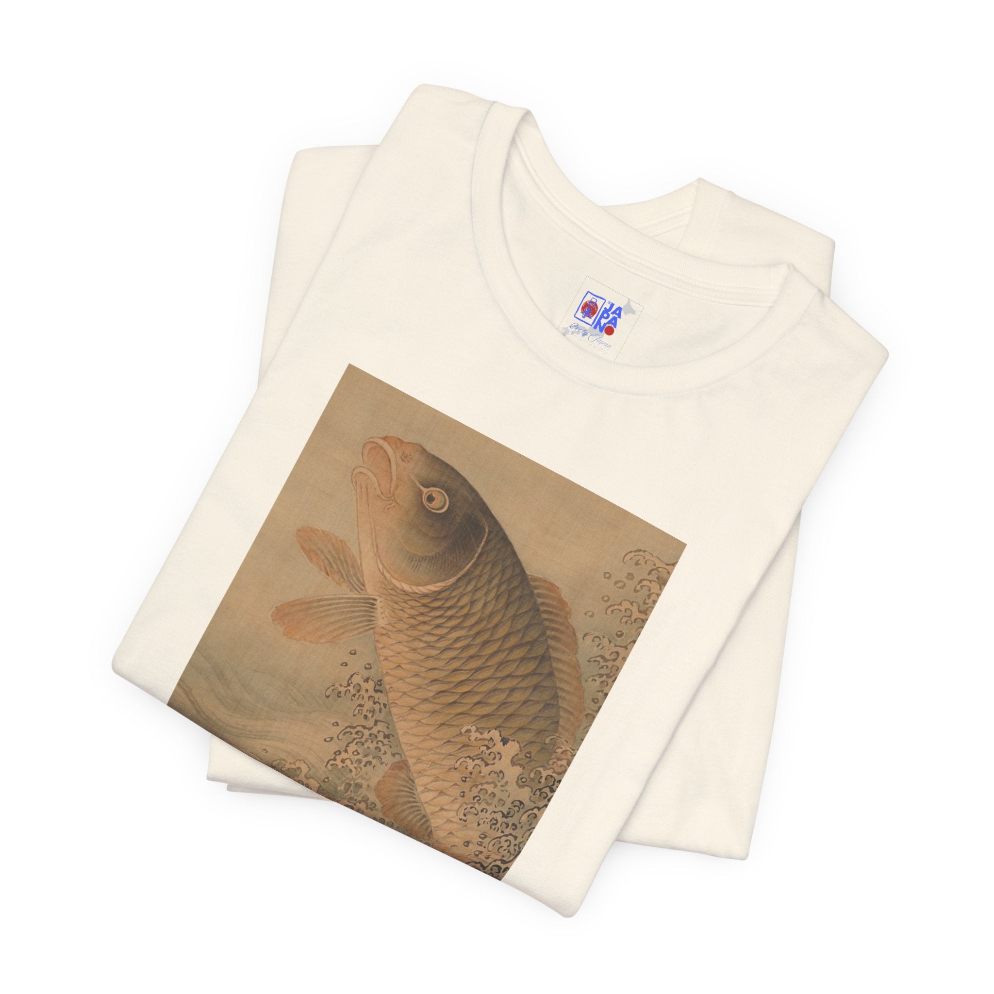 So Shiko "Carp Leaping Through Waves" | Japanese Art Museum T-Shirt