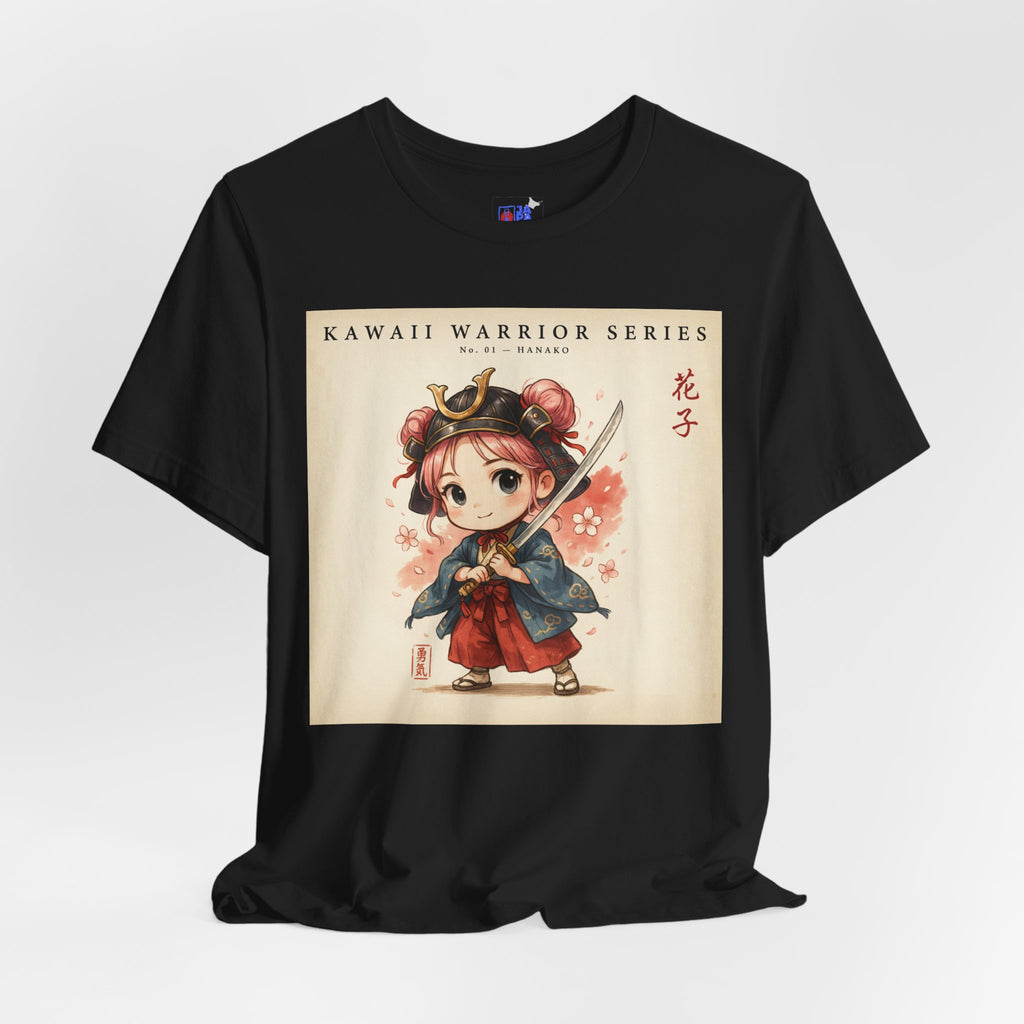 Kawaii Warrior Anime Girl Samurai T-Shirt