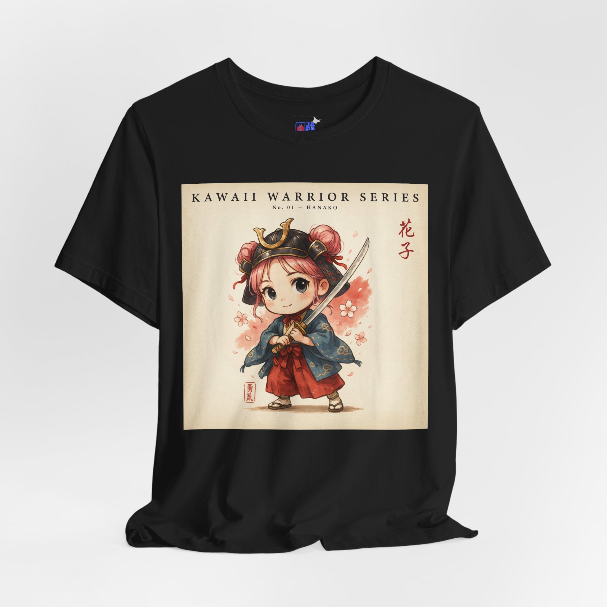 Kawaii Warrior Anime Girl Samurai T-Shirt