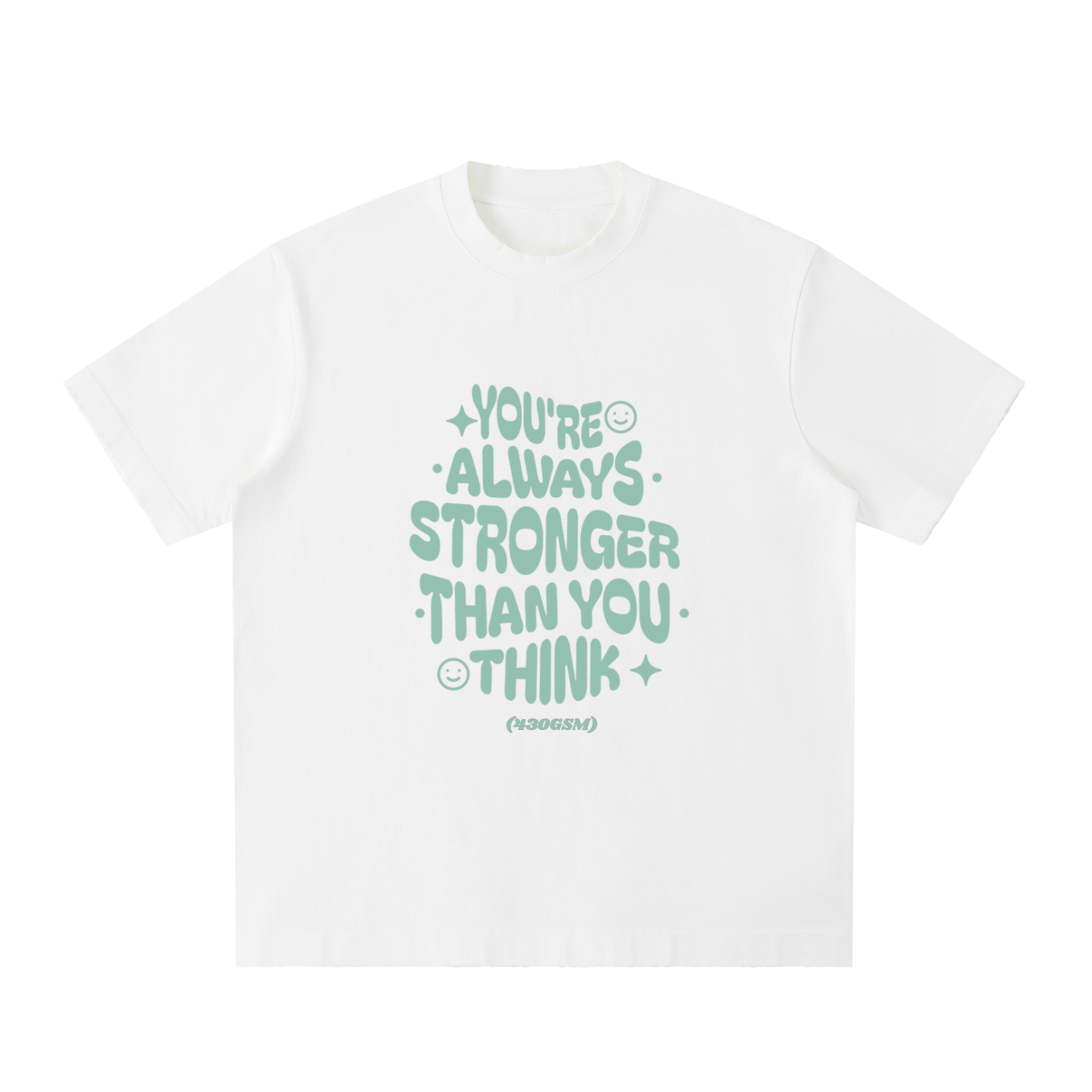 YOIYOI ART Lab — Strong & Durable Heavyweight Tee | 430GSM Vintage Wash | Think Long Term