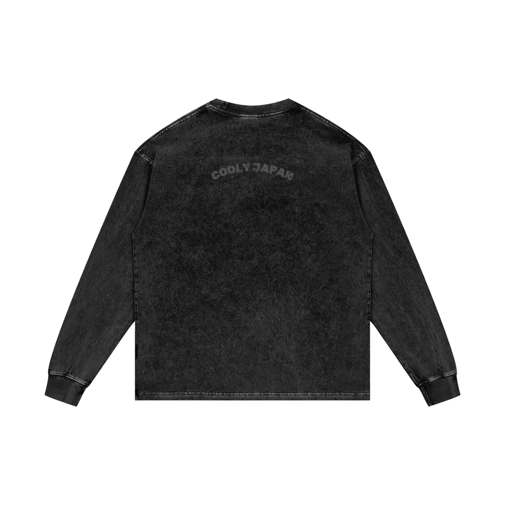 Cooly Japan Signature Acid Wash Long Sleeve — Oversized