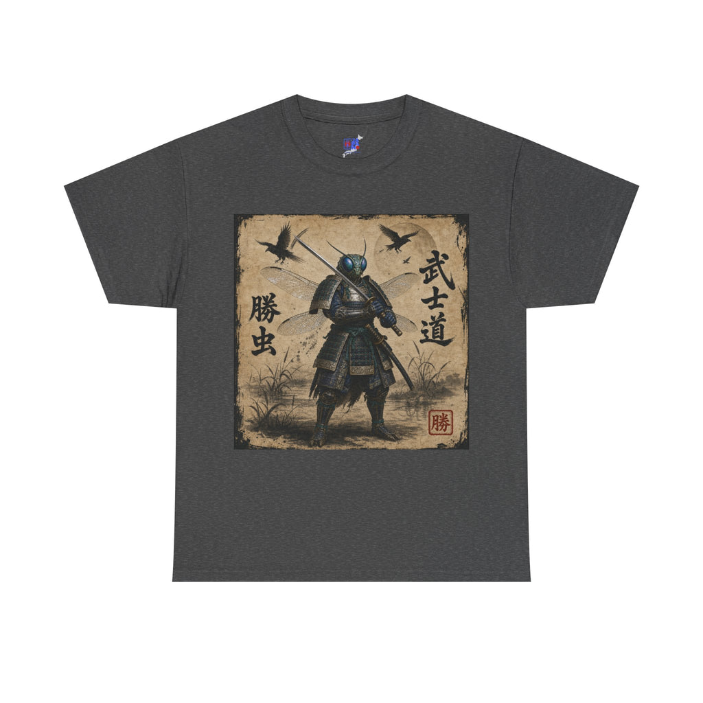 Samurai Dragonfly Warrior Tee Version 2 — Bushidō Ink Warrior Graphic T-Shirt
