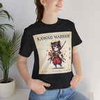 Kawaii Sakura Samurai T-Shirt — Cute Anime Warrior Tee