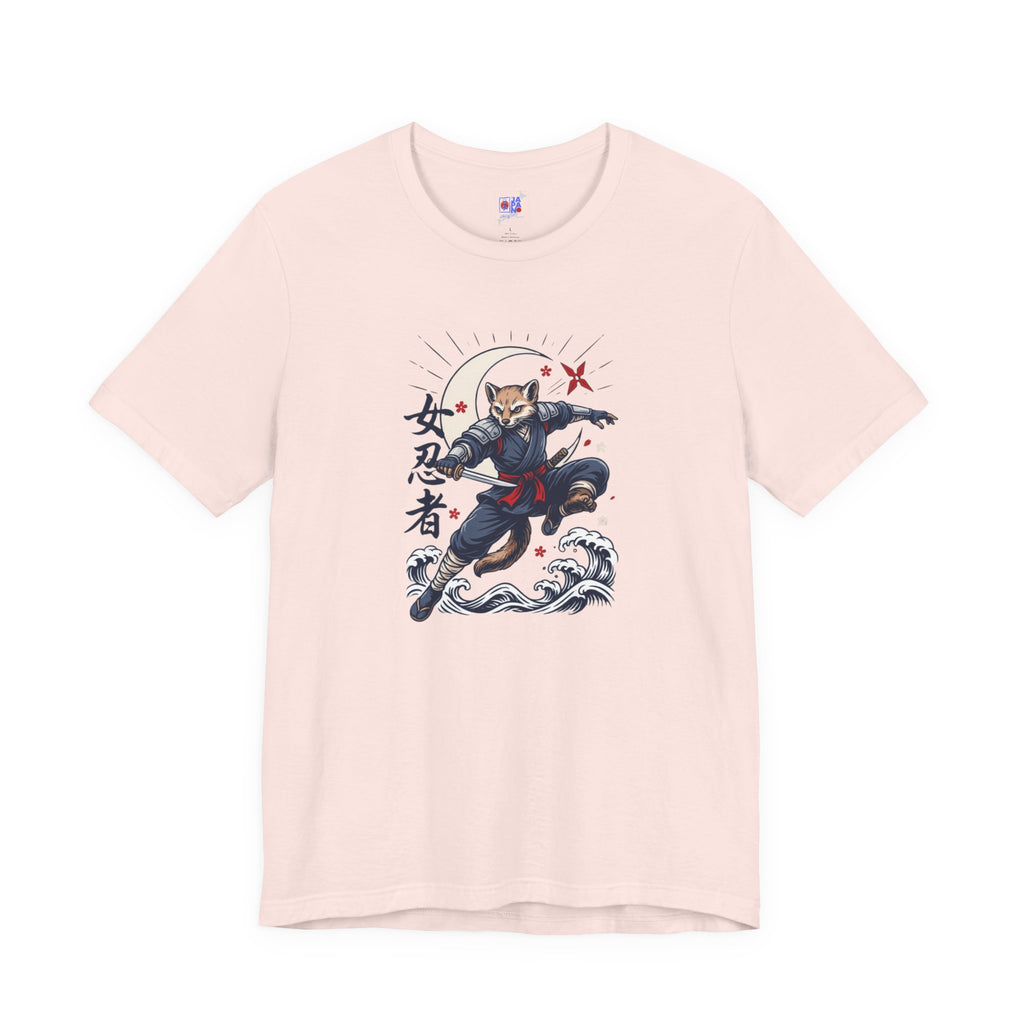 Ninja Cat Tee — Japanese Samurai Cat Graphic T-Shirt