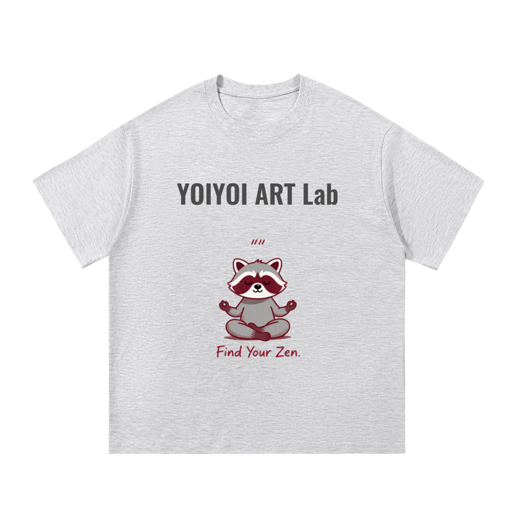 YOIYOI ART Lab — Zen Tanuki "Find Your Zen" Tee (Unisex)