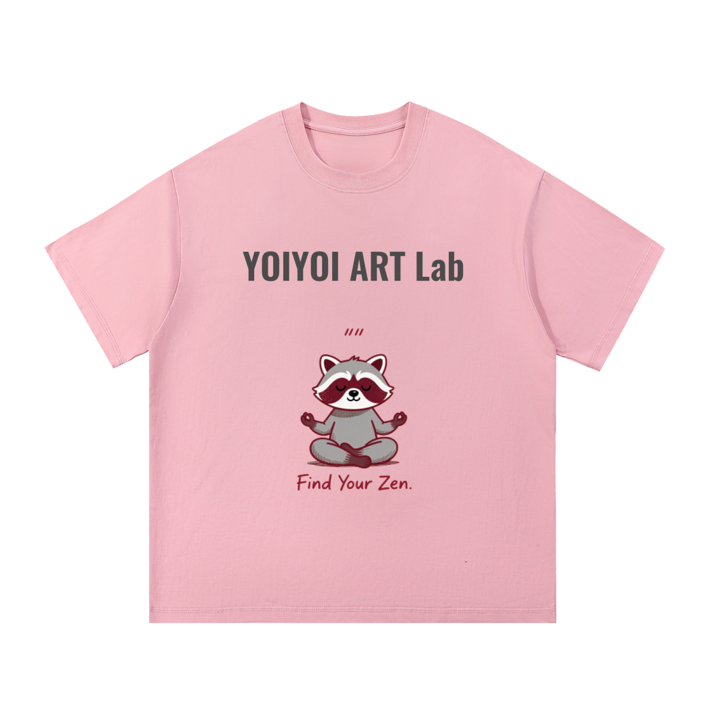 YOIYOI ART Lab — Zen Tanuki "Find Your Zen" Tee (Unisex)