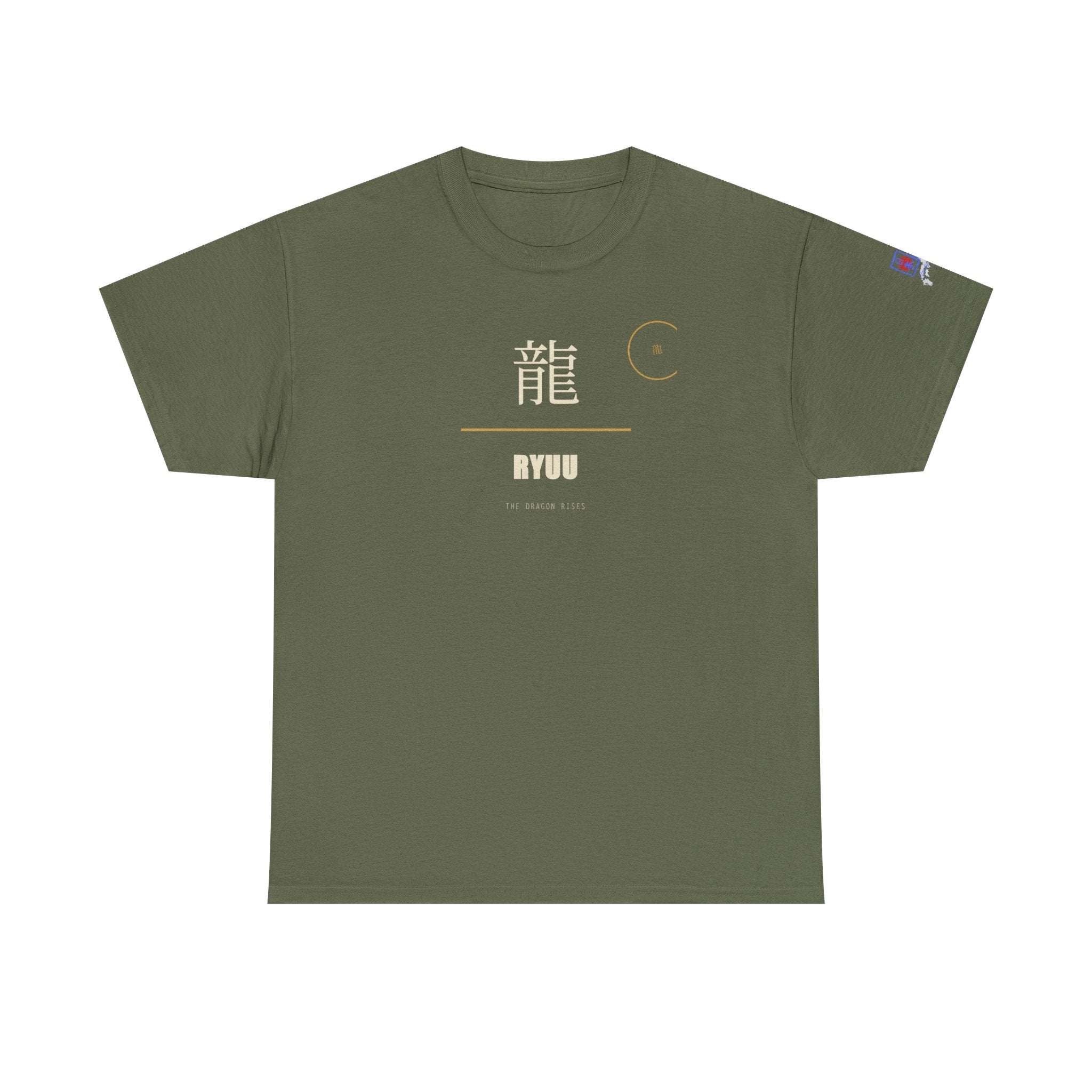Ryuu Dragon Rises Kanji T-Shirt | Japanese Anime Graphic Tee