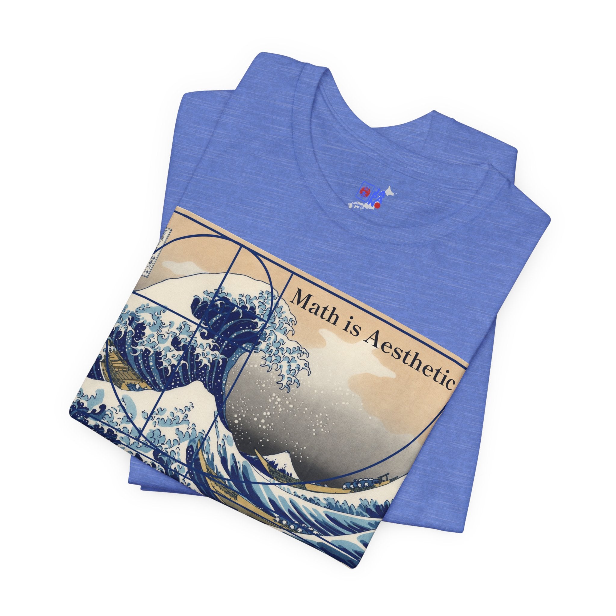Great Wave Golden Ratio T-Shirt — "Math is Aesthetic" Hokusai Graphic Tee