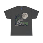 Japanese Wolf T-Shirt — 山犬 Yamainu Mountain Dog Men's Tee | Japan Mythology Gift