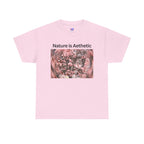 Nature Is Aesthetic Pink Sakura Floral T-Shirt