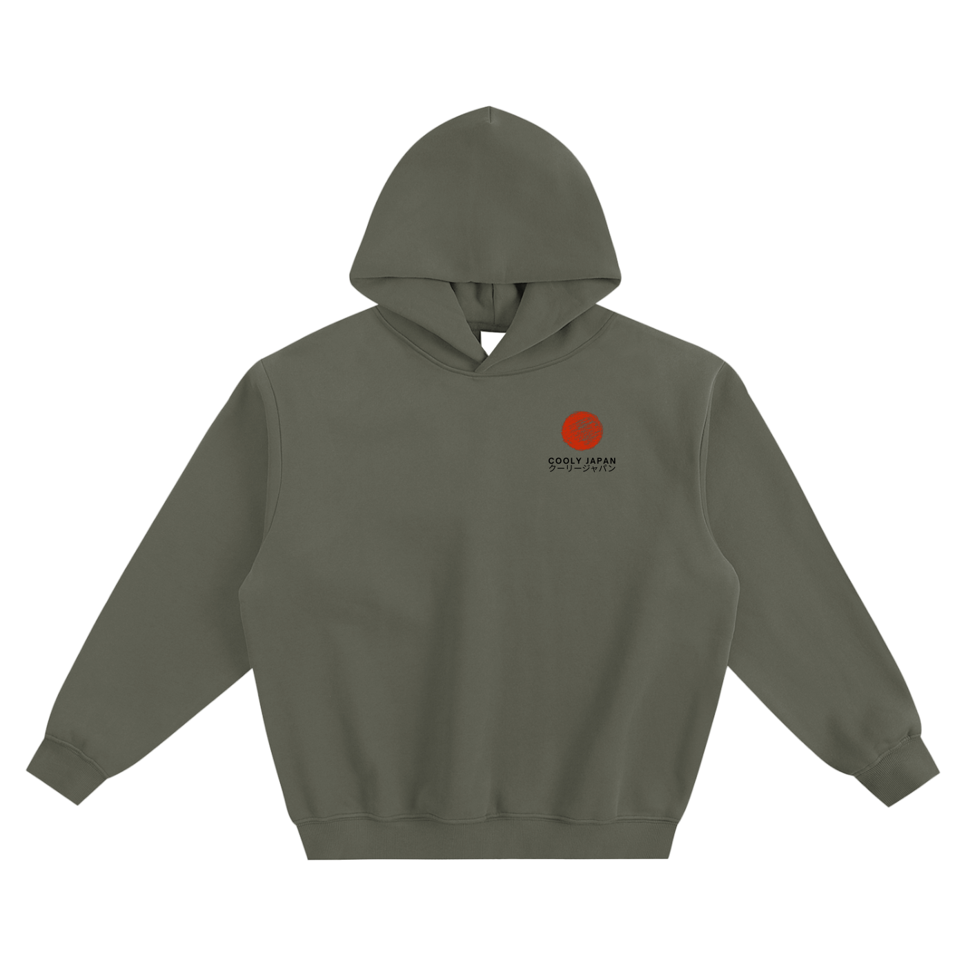 Signature Hoodie — Cooly Japan Heavyweight 350gsm | Military Green