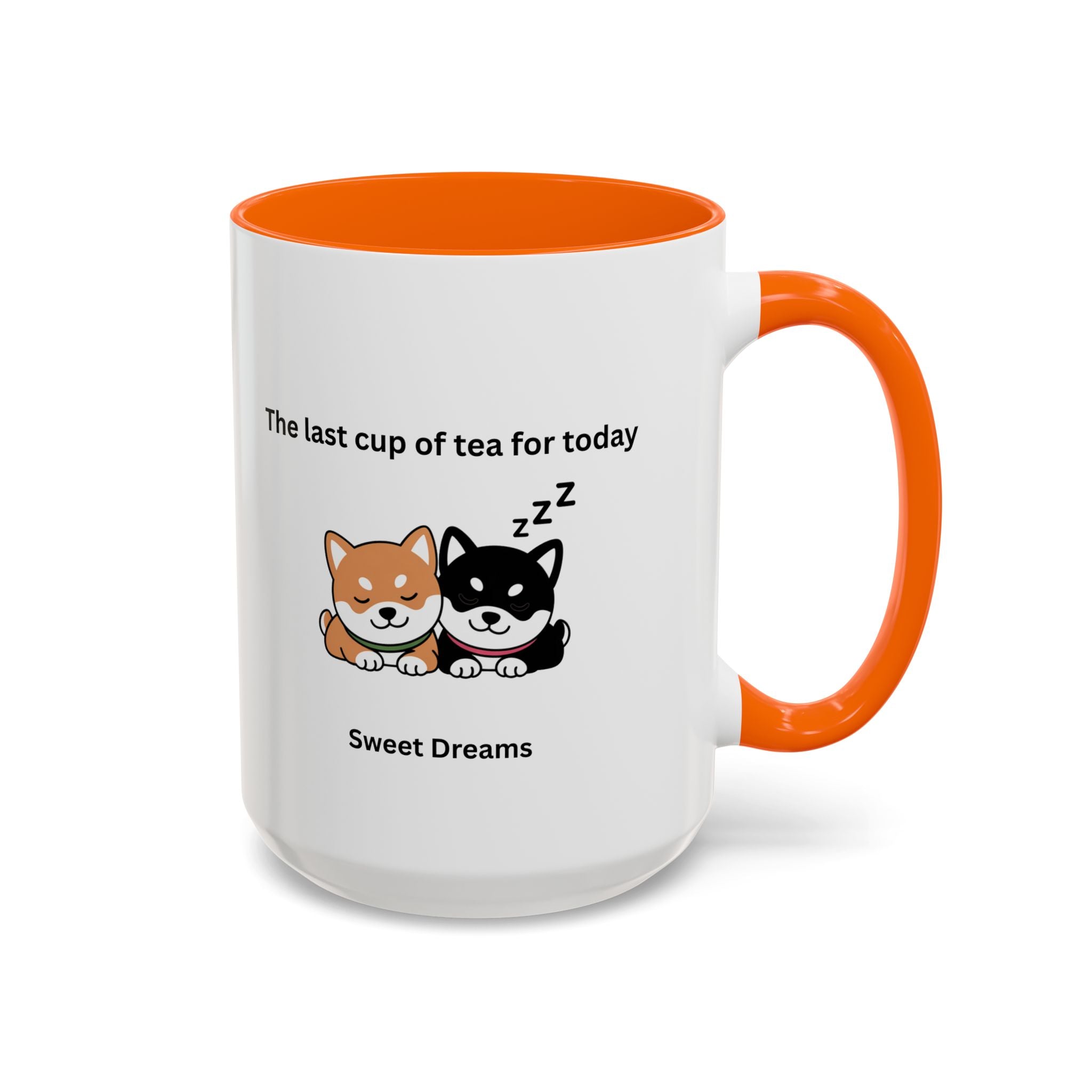 Shiba Inu "Sweet Dreams" Mug, The Last Cup of Tea for Today, Japanese Dog Cute Gift Mug