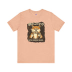 Akita Morning Blend Tee | Shiba Inu Coffee Dog Illustration