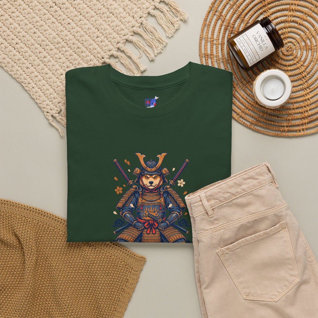 Samurai Warrior T‑Shirt – Retro Pixel Art with 武士道 (Bushido)