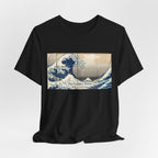 The Great Wave with Golden Ratio T-Shirt | Hokusai Wave Math Art