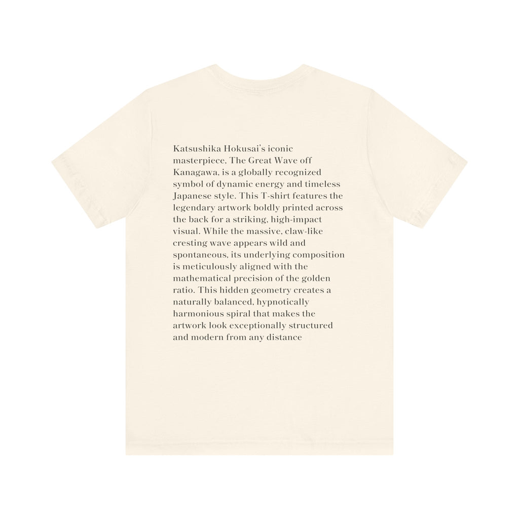 Great Wave Golden Ratio T-Shirt, Math is Aesthetic Hokusai Graphic Tee