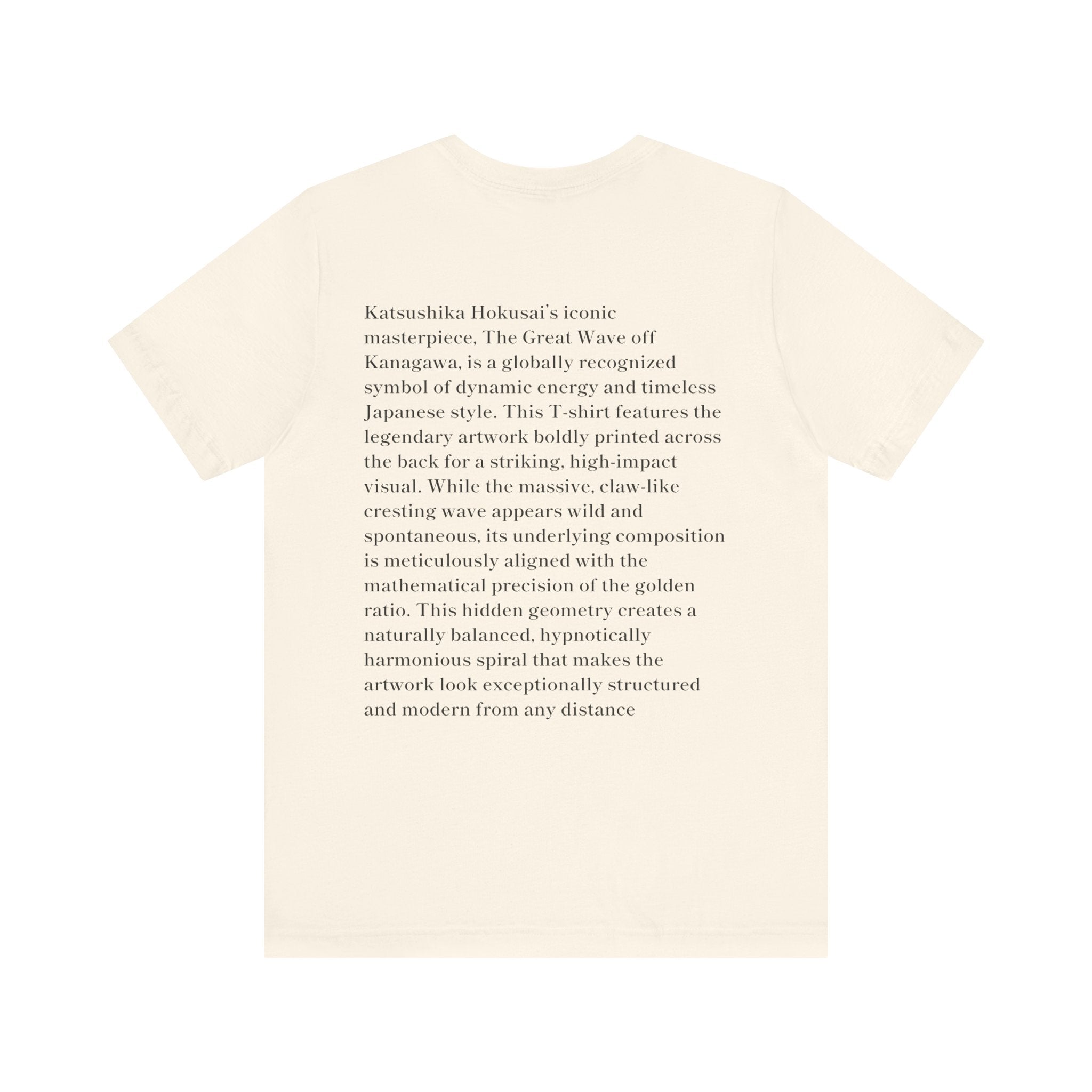 Great Wave Golden Ratio T-Shirt, Math is Aesthetic Hokusai Graphic Tee