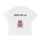 YOIYOI ART Lab — Zen Tanuki "Find Your Zen" Tee (Unisex)