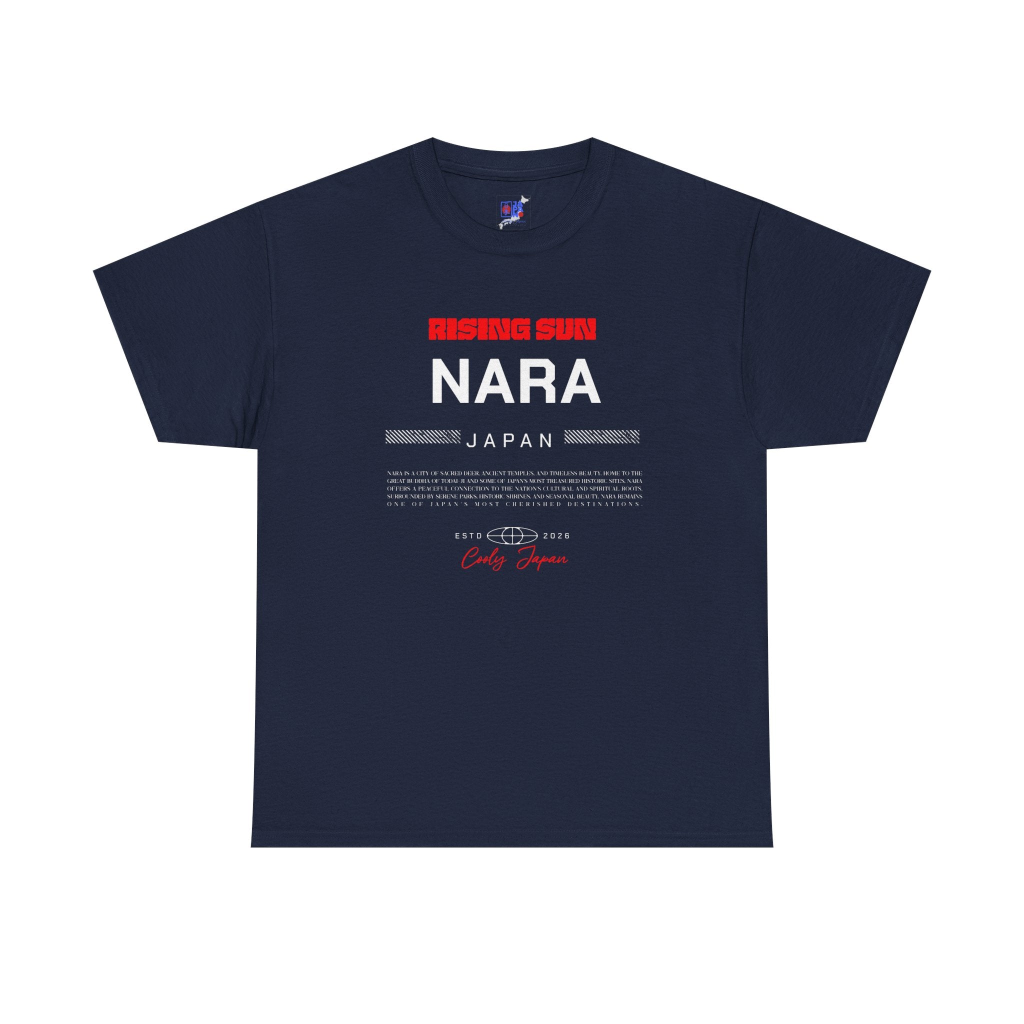 Nara T-Shirt | 奈良 Sacred Deer Front & Back Print | Japan City Series Tee