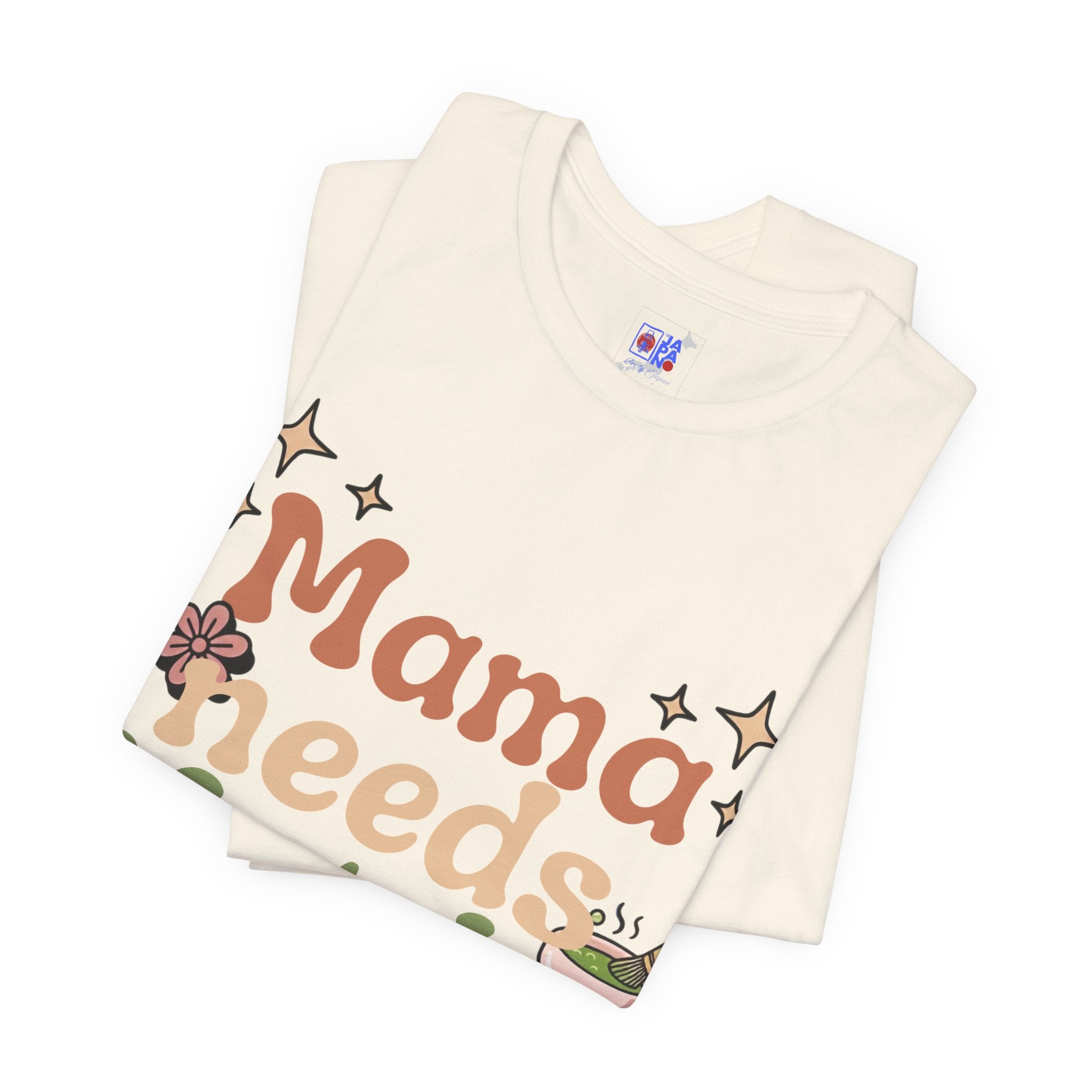 Mama Needs Matcha Tee | Pastel Front-Print Typography | Matcha Collection