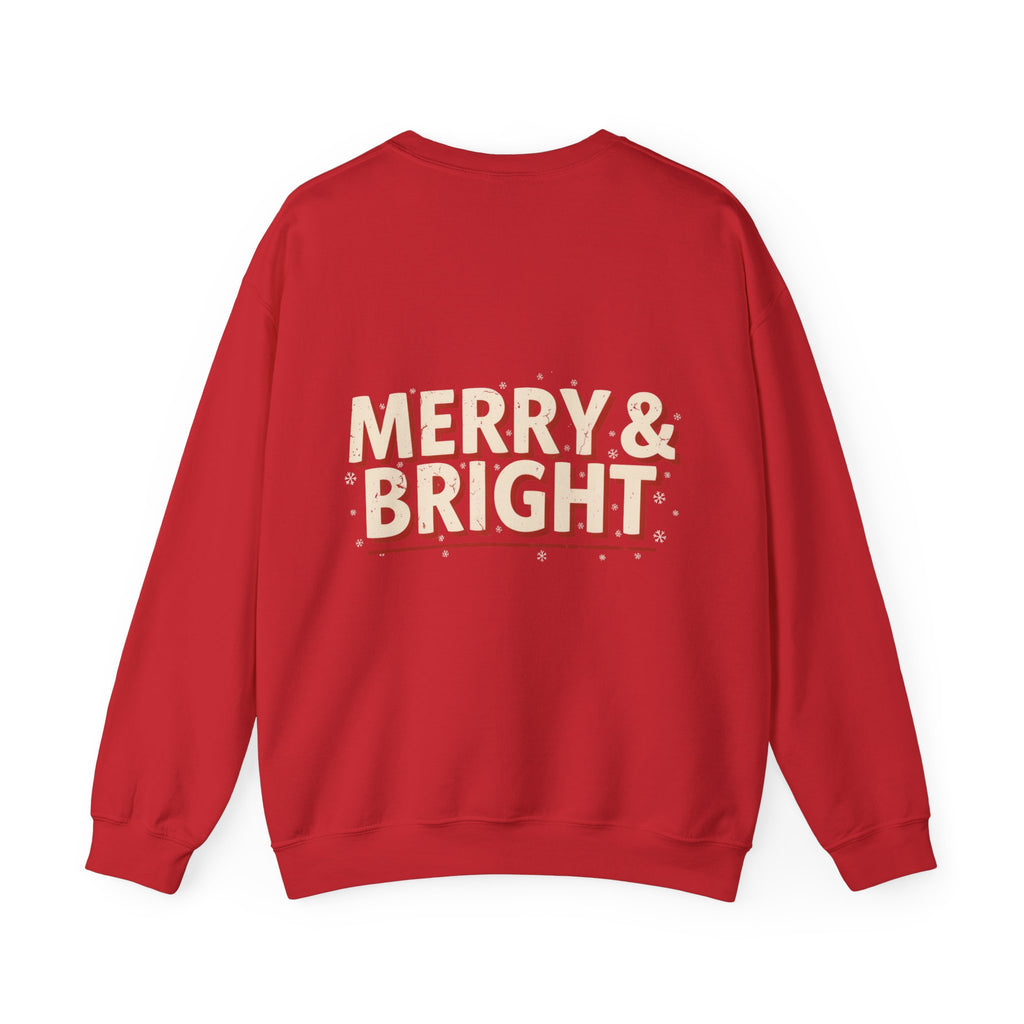 Christmas Crewneck Sweatshirt - "Most Likely to Eat All the Cookies" Merry & Bright Holiday Sweater