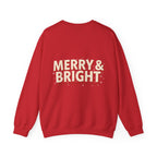 Christmas Crewneck Sweatshirt - "Most Likely to Eat All the Cookies" Merry & Bright Holiday Sweater