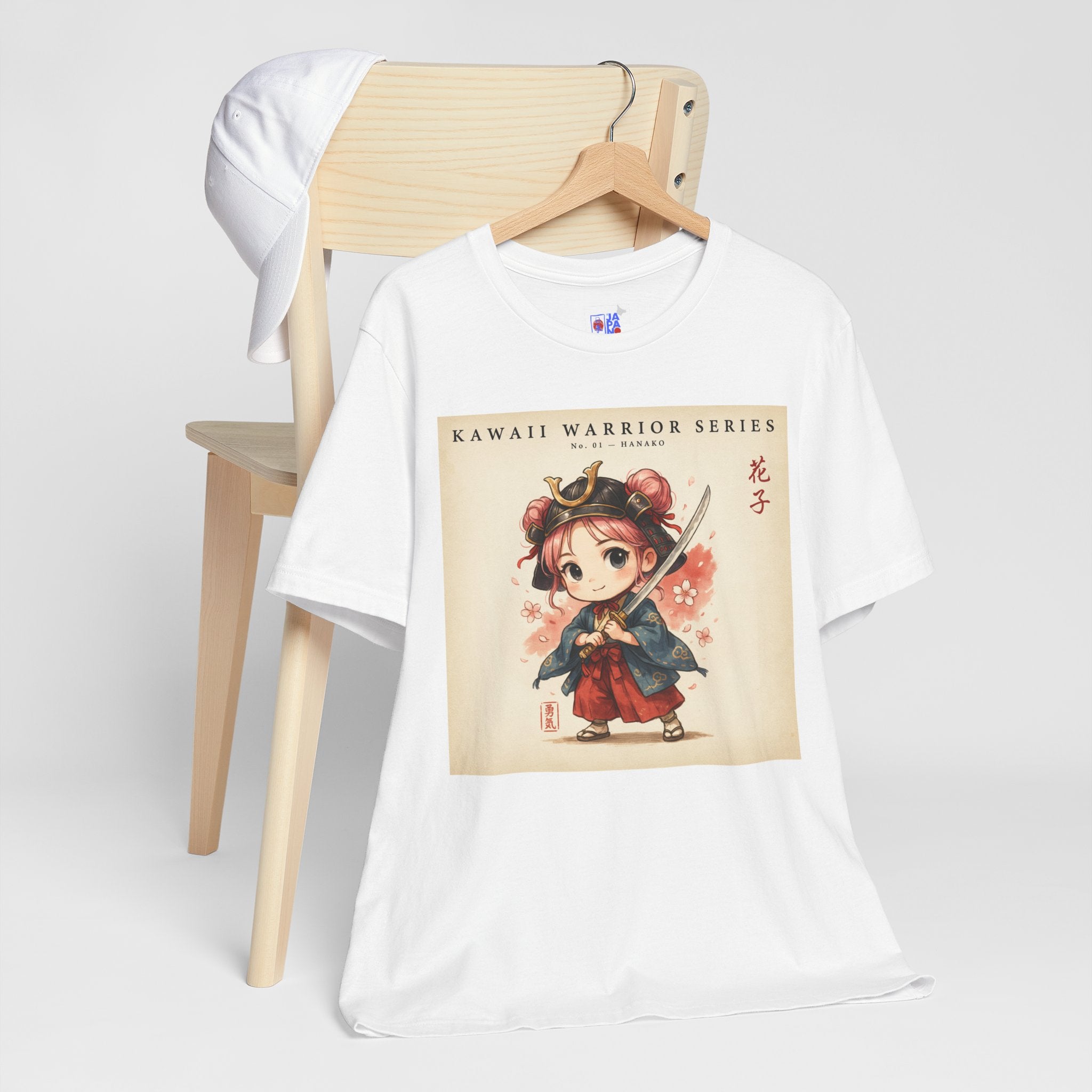 Kawaii Warrior Anime Girl Samurai T-Shirt