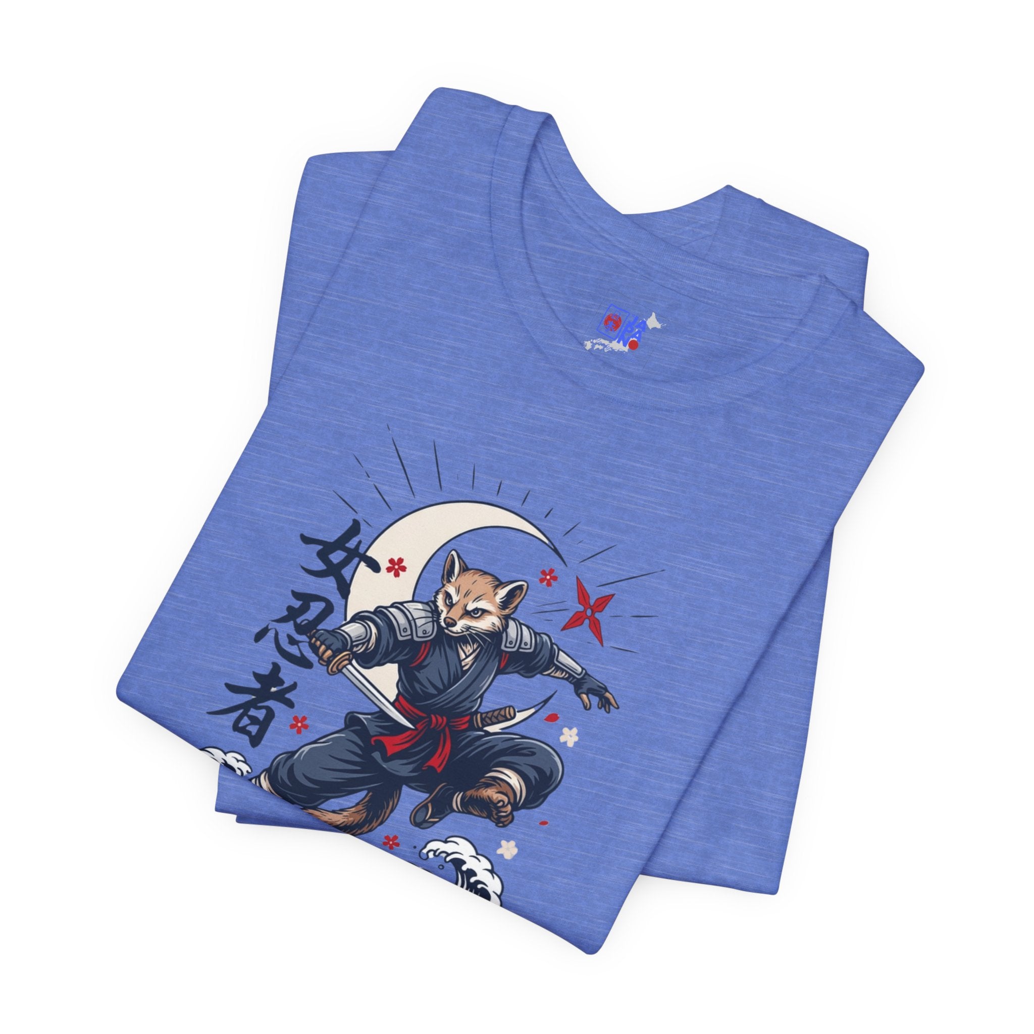 Ninja Cat Tee — Japanese Samurai Cat Graphic T-Shirt