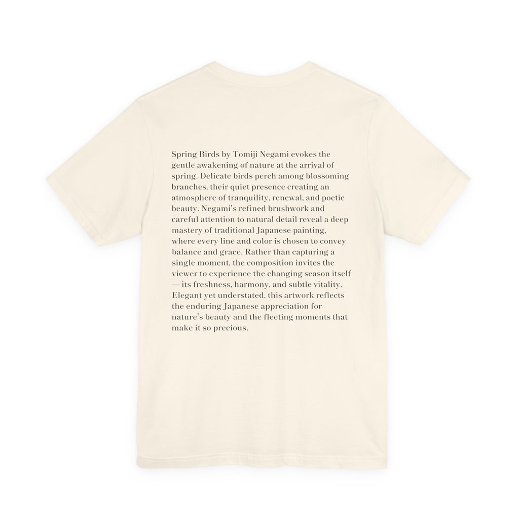 Tomiji Negami "Spring Birds", Japanese Art Museum T-Shirt