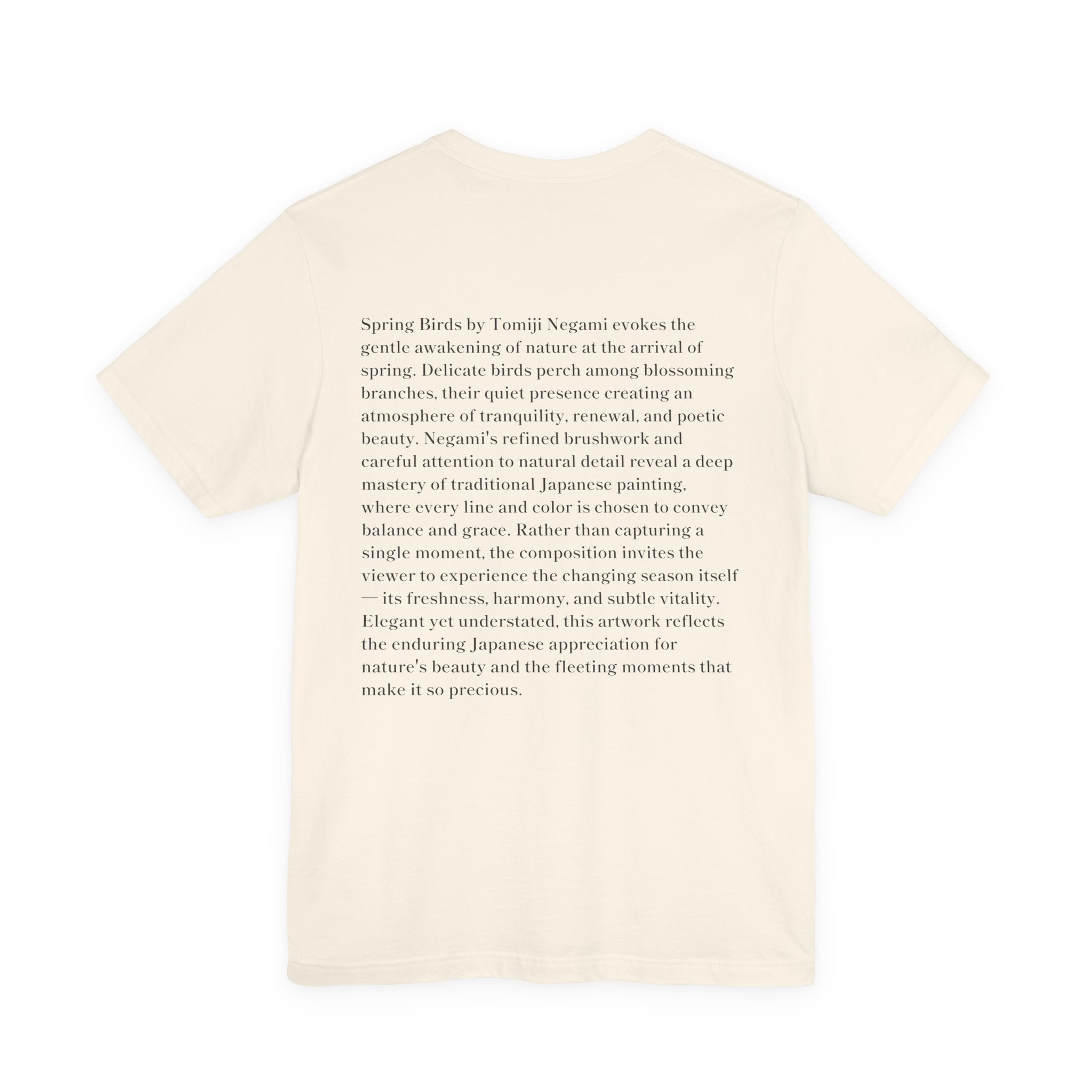 Tomiji Negami "Spring Birds", Japanese Art Museum T-Shirt