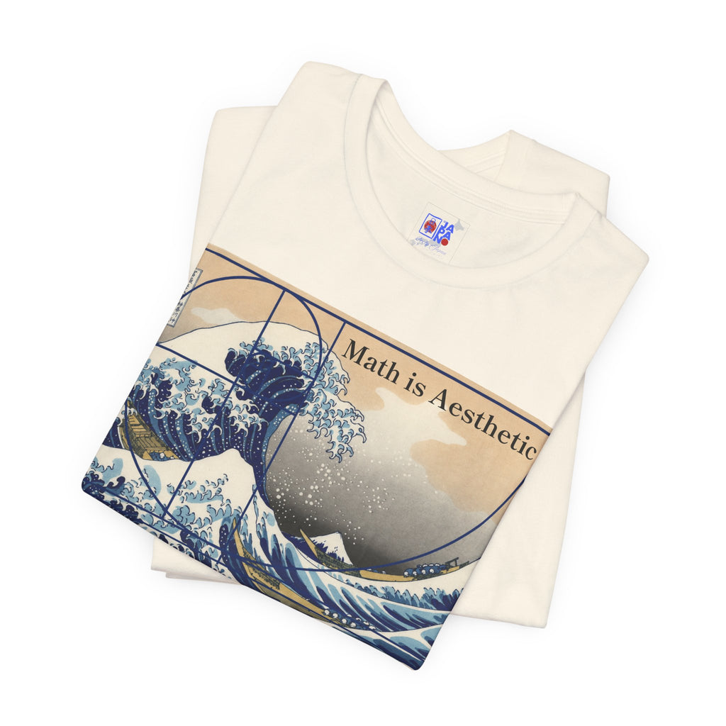 Great Wave Golden Ratio T-Shirt — "Math is Aesthetic" Hokusai Graphic Tee