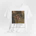 Tiger Art Tee — ‘Fierce Tiger Dashing Beneath a Cliff’ Classic Graphic T-Shirt