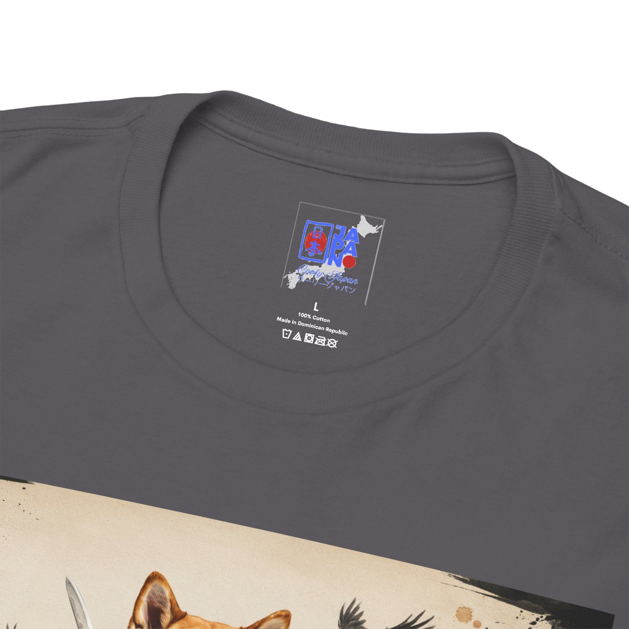 Shiba Inu Samurai T-Shirt, Loyal Warrior of Japan, Chumaru Bushido Japanese Dog Graphic Tee