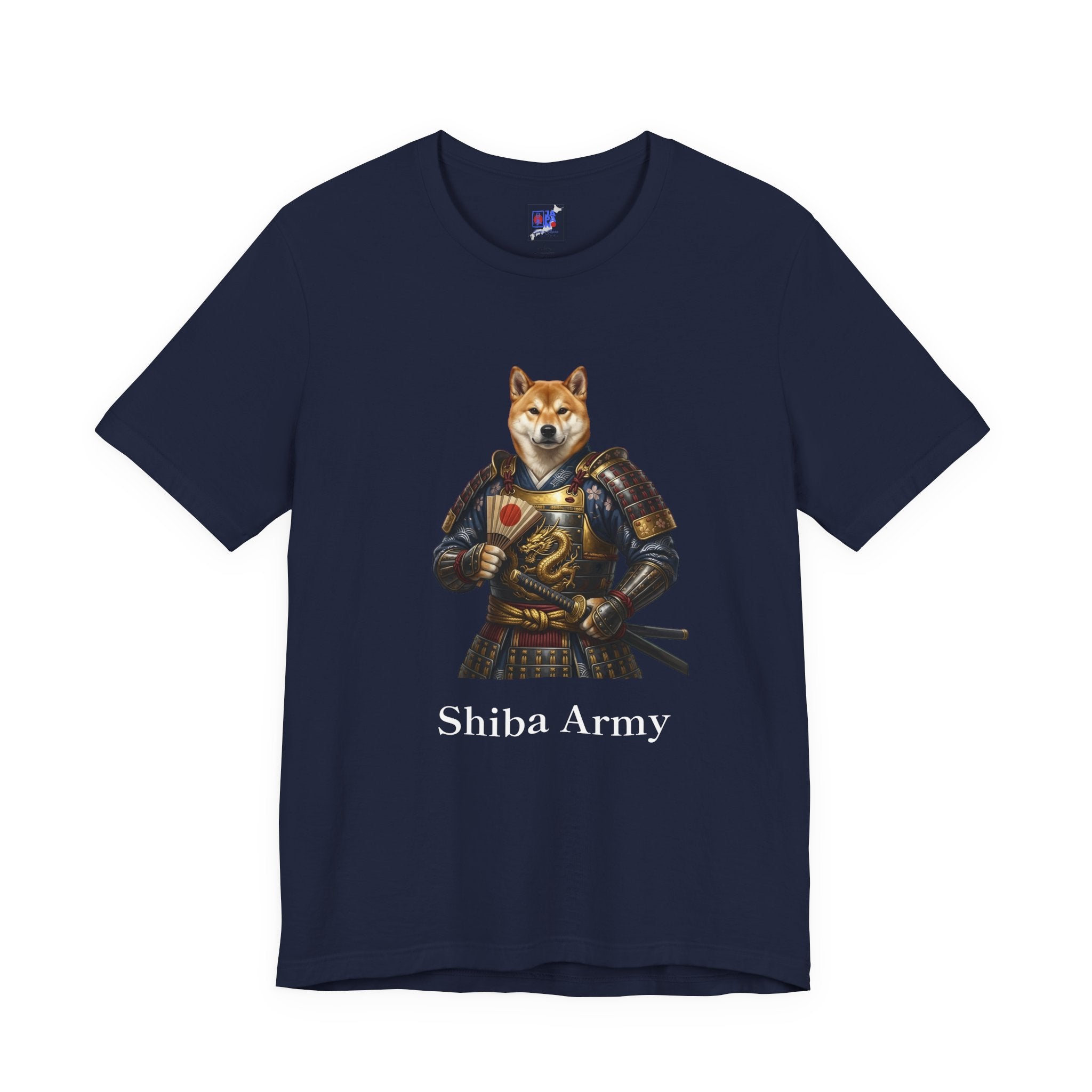 Samurai Shiba Inu T-Shirt, Shiba Army Japanese Warrior Dog Tee, Funny Dog Lover Gift - Cute Anime Samurai Shirt