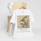Yoshimura Horyu "Raccoon Dog Under Moonlight",  Japanese Art Museum T-Shirt