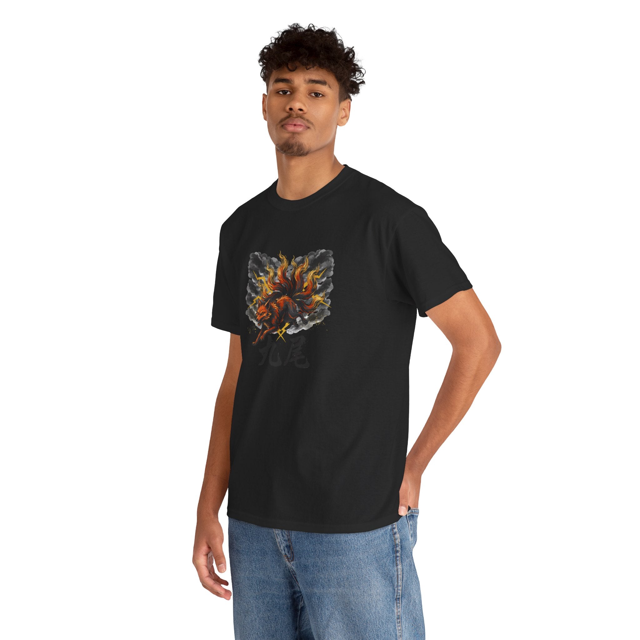 Japanese Fox Spirit  Graphic Tee  Mythology Shirt