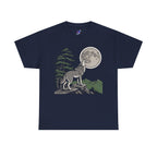 Japanese Wolf T-Shirt — 山犬 Yamainu Mountain Dog Men's Tee | Japan Mythology Gift