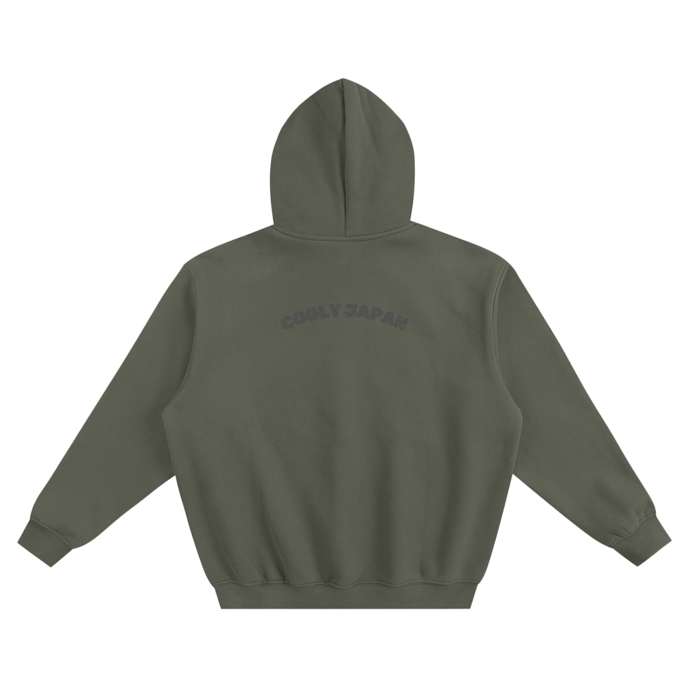 Signature Hoodie — Cooly Japan Heavyweight 350gsm | Military Green