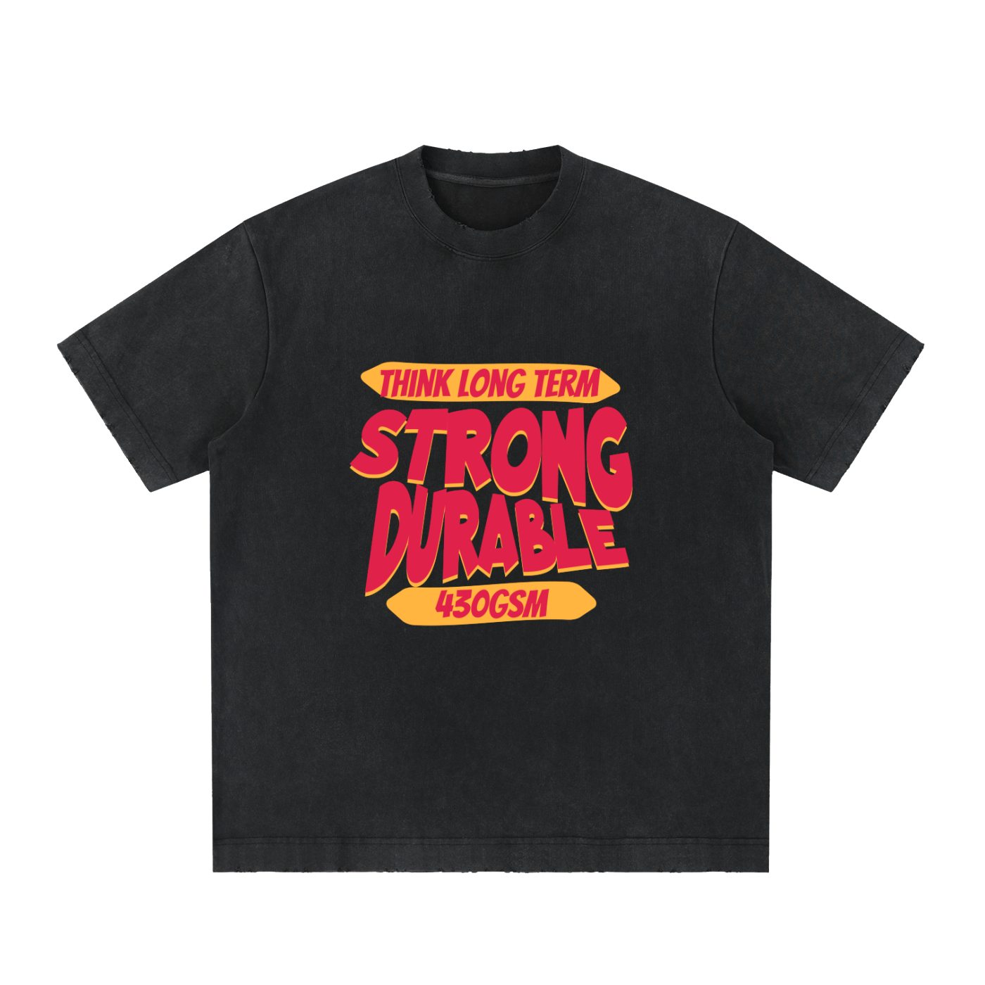 YOIYOI ART Lab — Always Stronger Than You Think Heavyweight Tee | 430GSM Vintage Wash