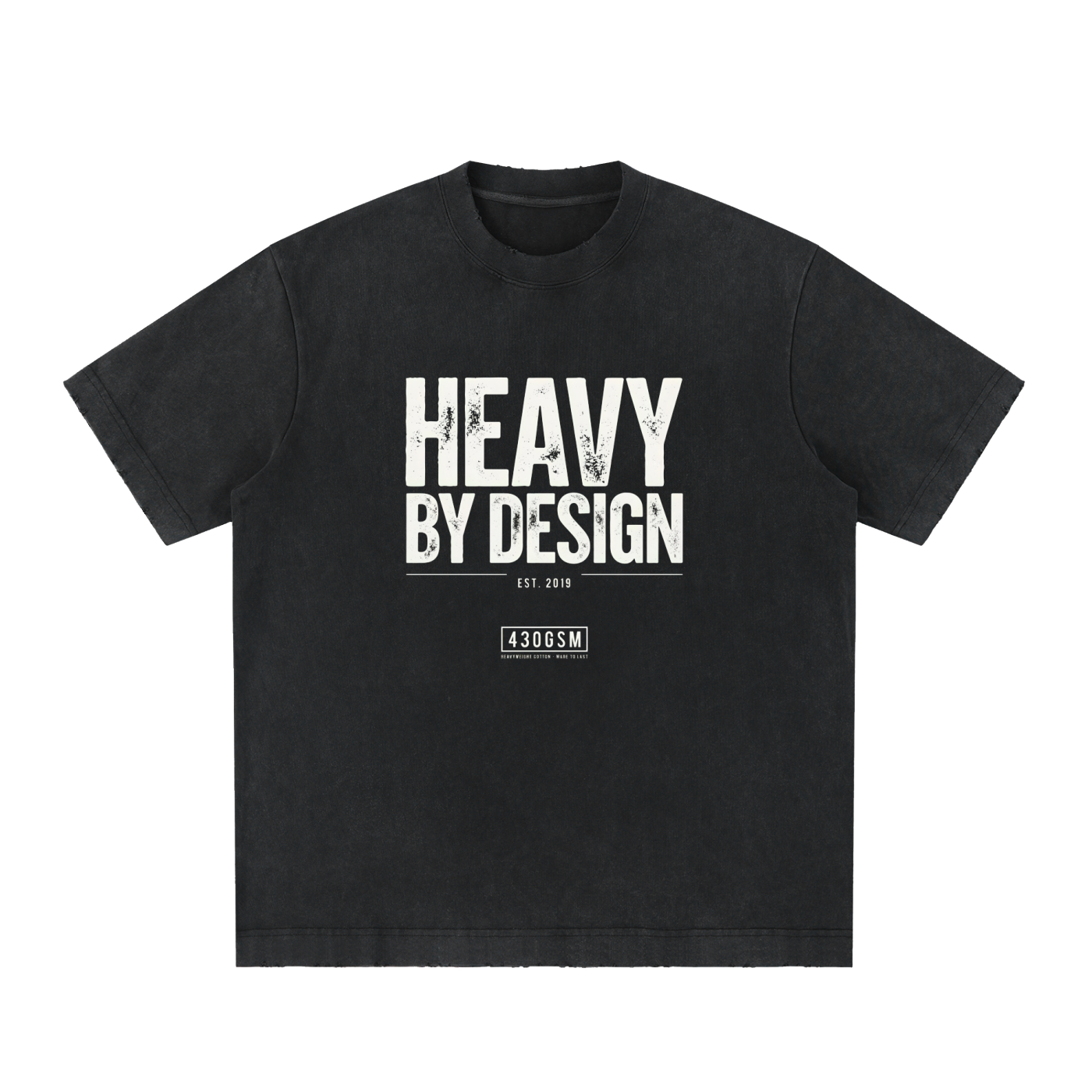 YOIYOI ART Lab — Heavyweight Tee (430gsm) Ultra Heavyweight Vintage Wash