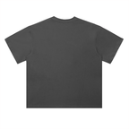 Cooly Japan Rising Sun Logo Tee — Black Oversized Drop-Shoulder T-Shirt (300gsm)