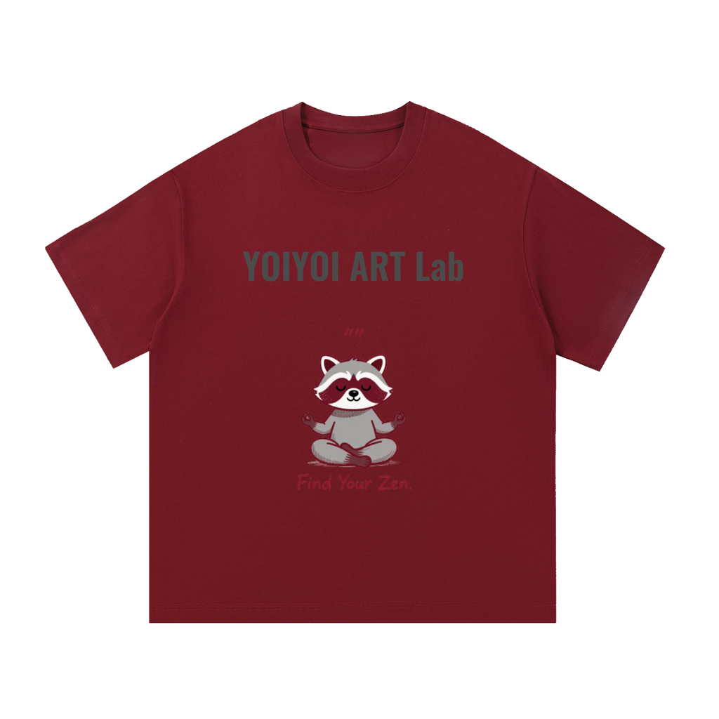 YOIYOI ART Lab — Zen Tanuki "Find Your Zen" Tee (Unisex)