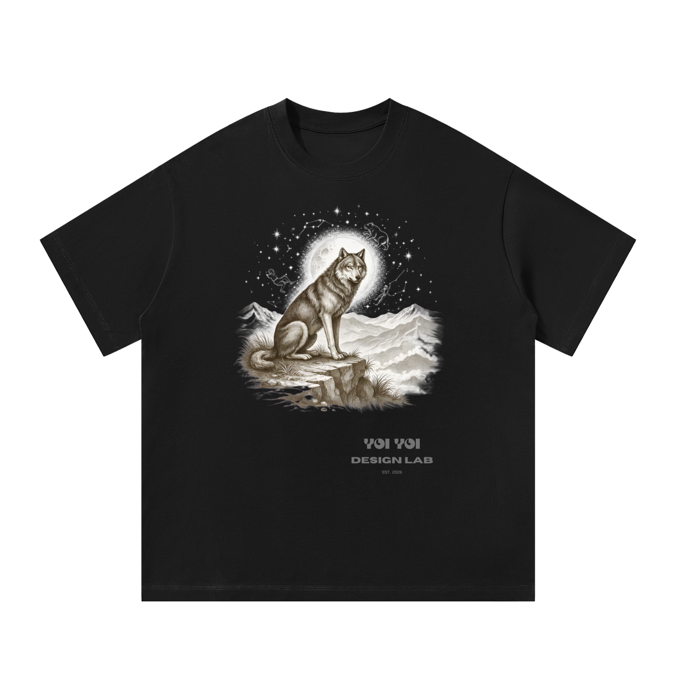 YOI YOI Design Lab — Lone Wolf Heavy Tee (300gsm)