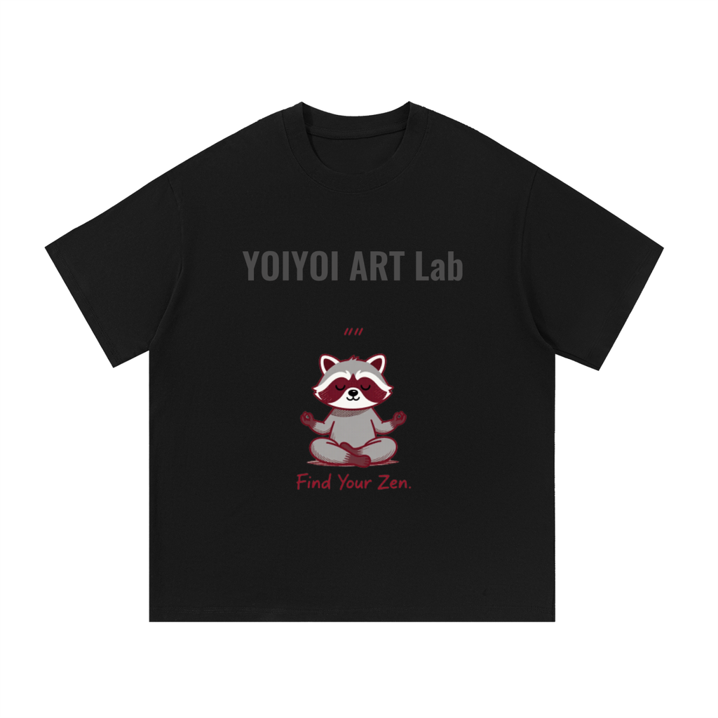 YOIYOI ART Lab — Zen Tanuki "Find Your Zen" Tee (Unisex)