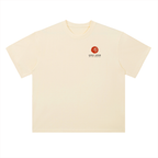 Cooly Japan Rising Sun Logo Tee — Black Oversized Drop-Shoulder T-Shirt (300gsm)