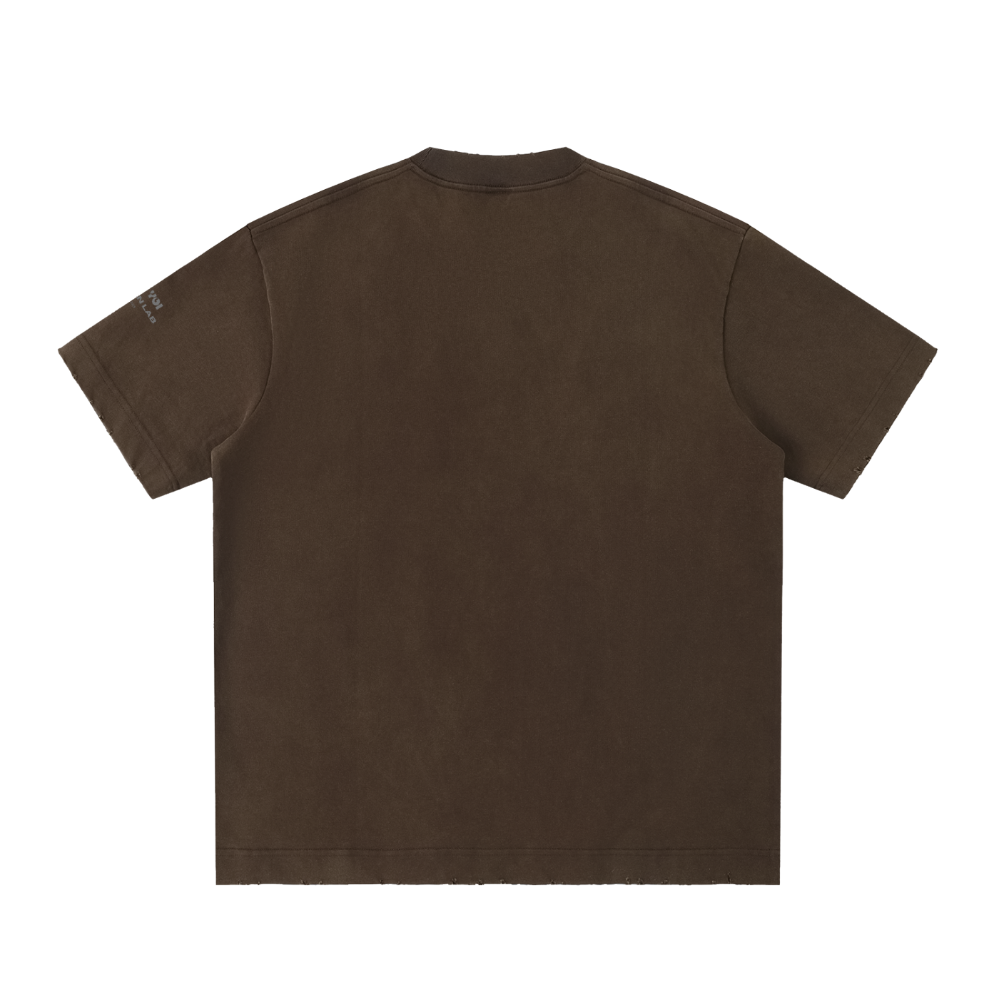 Heavyweight Vintage Washed Frayed T-Shirt (430gsm)