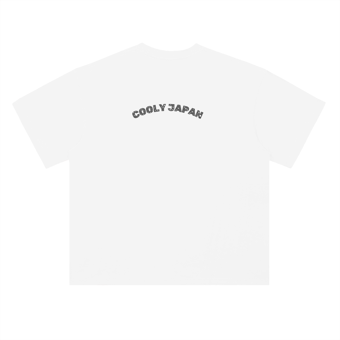 Cooly Japan Rising Sun Logo Tee — Black Oversized Drop-Shoulder T-Shirt (300gsm)