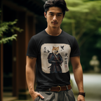 Shiba Inu Samurai T-Shirt version1— 忠誠 武士道 Loyal Warrior of Japan | Chumaru Bushido Japanese Dog Graphic Tee